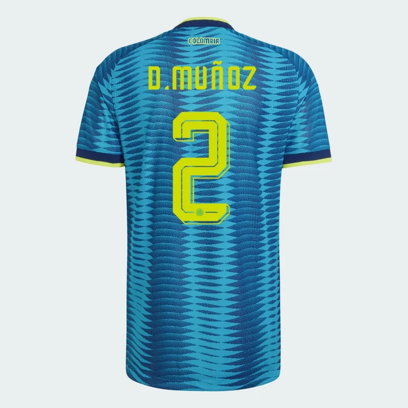 Daniel Munoz Colombia 2026/27 Authentic Away back view