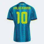Carlos Valderrama Colombia 26/27 Away back view