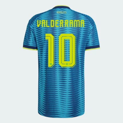 Carlos Valderrama Colombia 26/27 Authentic Away back view