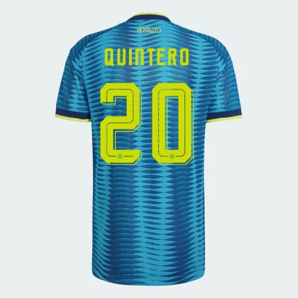 Juan Quintero Colombia 26/27 Authentic Away back view