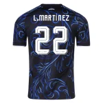 Lautaro Martinez Argentina 26/27 Away back view
