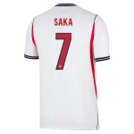Bukayo Saka England 2026/27 Home Jersey back view