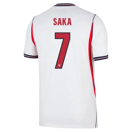 Bukayo Saka England 2026/27 Home Jersey back view