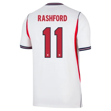Marcus Rashford England 2026/27 Home back view