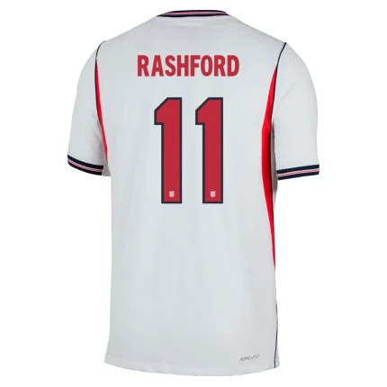 Marcus Rashford England 26/27 Authentic Home back view