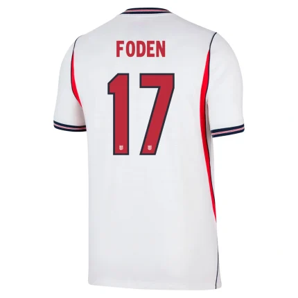 Phil Foden England 26/27 Home back view