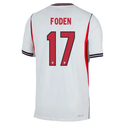 Phil Foden England 2026/27 Authentic Home back view