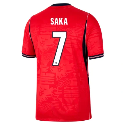Bukayo Saka England 26/27 Away back view
