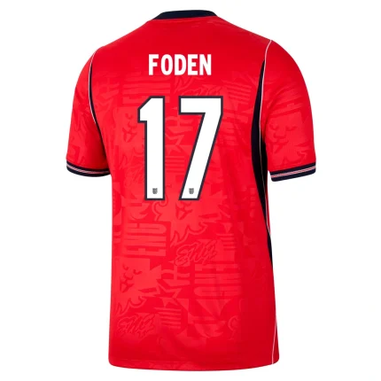 Phil Foden England 2026/27 Away back view