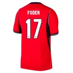 Phil Foden England 26/27 Authentic Away back view