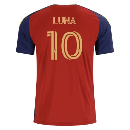 Back of soccer jersey with name LUNA and number 10.