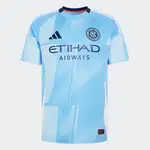 New York City Football Club jersey with Etihad Airways logo.