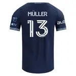 Müller 13 Vancouver Whitecaps FC jersey.