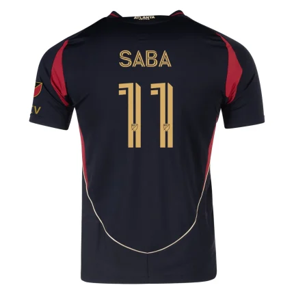 Atlanta United FC jersey with SABA 11 on the back.