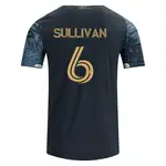 Sullivan 6 soccer jersey.