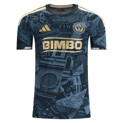 Philadelphia Union soccer jersey with BIMBO sponsor logo.