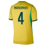 Marquinhos Brazil 2026/27 Home back view