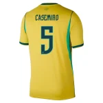 Casemiro Brazil 26/27 Home back view