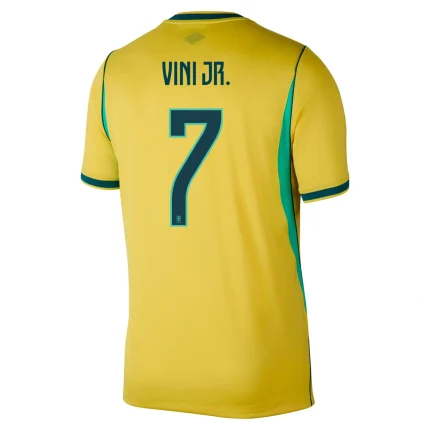 Vinicius Junior Brazil 2026/27 Home back view