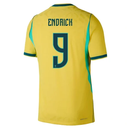 Endrick Brazil 2026/27 Authentic Home back view