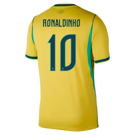 Ronaldinho Brazil 2026/27 Home back view