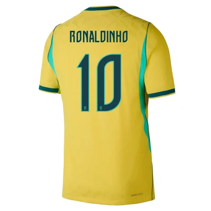 Ronaldinho Brazil 2026/27 Authentic Home back view