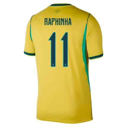 Raphinha Brazil 2026/27 Home back view
