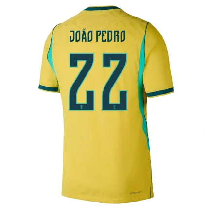 Joao Pedro Brazil 2026/27 Authentic Home back view