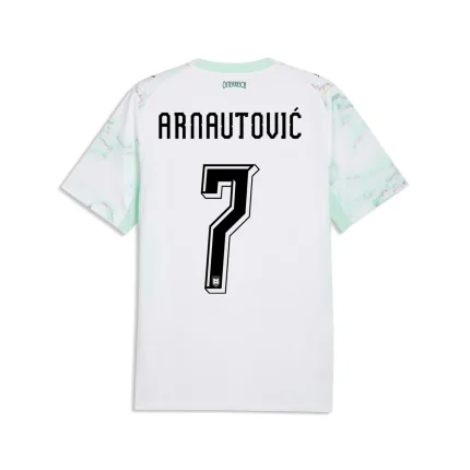 Marko Arnautovic Austria 2026/27 Away back view