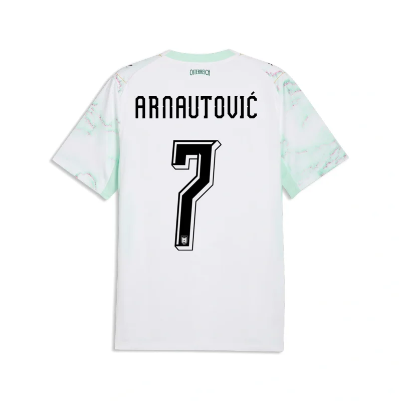 Marko Arnautovic Austria 2026/27 Away back view
