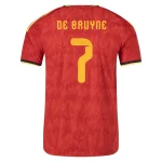 Kevin De Bruyne Belgium 2026/27 Authentic Home back view