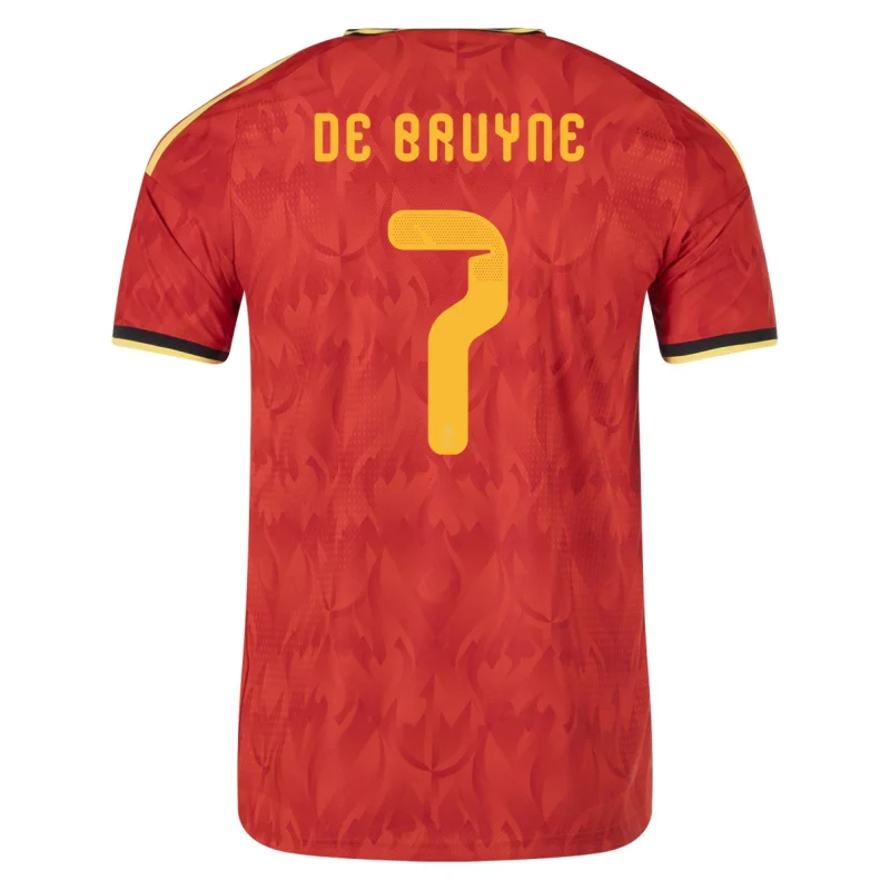 Kevin De Bruyne Belgium 2026/27 Authentic Home back view
