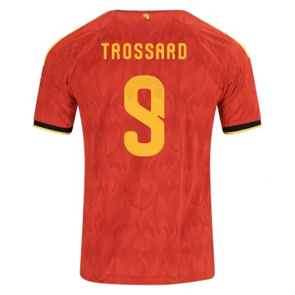 Leandro Trossard Belgium 2026/27 Home back view