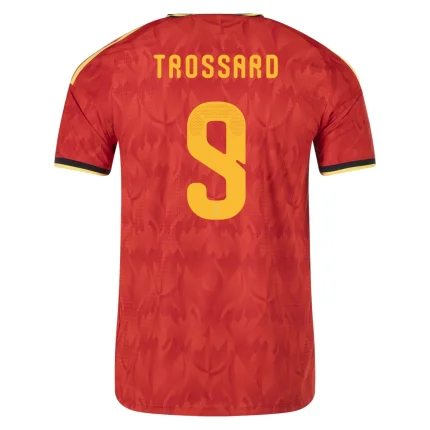 Leandro Trossard Belgium 2026/27 Authentic Home back view