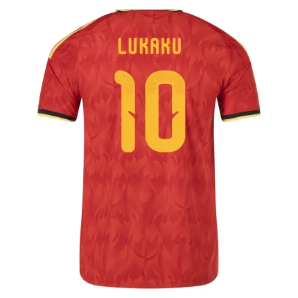 Romelu Lukaku Belgium 2026/27 Authentic Home back view