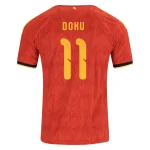 Jérémy Doku Belgium 2026/27 Home back view