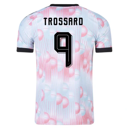 Leandro Trossard Belgium 2026/27 Authentic Away back view