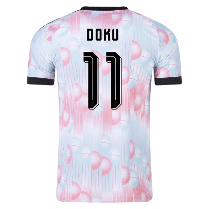Jeremy Doku Belgium 26/27 Authentic Away back view