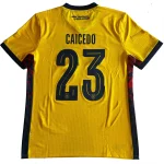Moisés Caicedo Ecuador 2026/27 Home back view