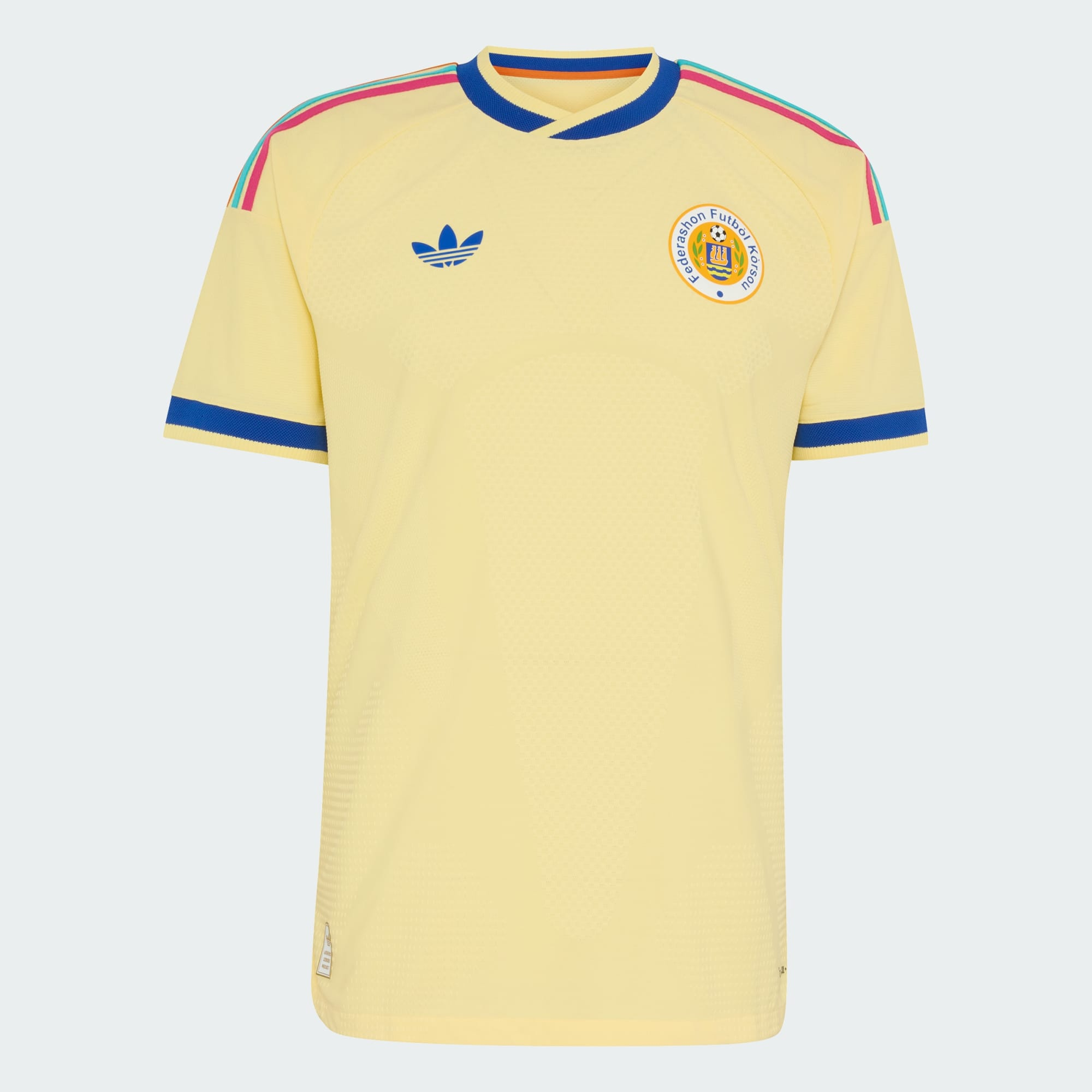 Curacao_26_Away_Authentic_Jersey_Yellow_LE3415_01_laydown Curacao 2026/27 Authentic Away front view