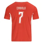 Dan Ndoye Switzerland 26/27 Home back view