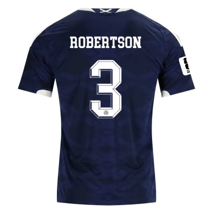 Andrew Robertson Scotland 26/27 Home Jersey back view