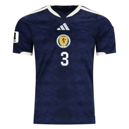 Andrew Robertson Scotland 26/27 Home Jersey front view