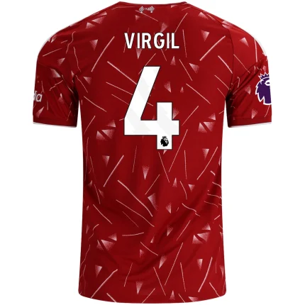 Virgil van Dijk Liverpool 26/27 Home back view
