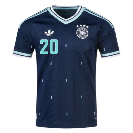 Serge Gnabry Germany 2026/27 Authentic Away Jersey by Adidas