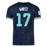 Florian Wirtz Germany 2026/27 Authentic Away Jersey by Adidas