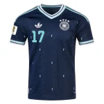 Florian Wirtz Germany 2026/27 Authentic Away Jersey by Adidas
