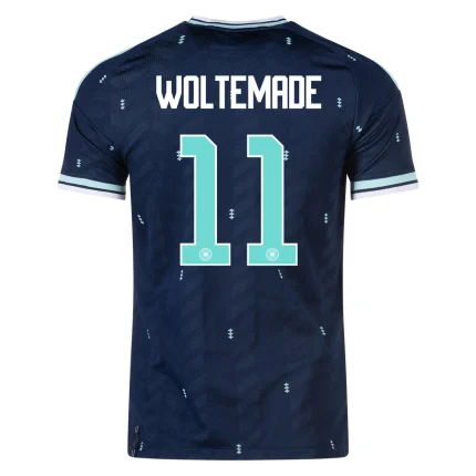 Nick Woltemade Germany 2026/27 Authentic Away Jersey by Adidas