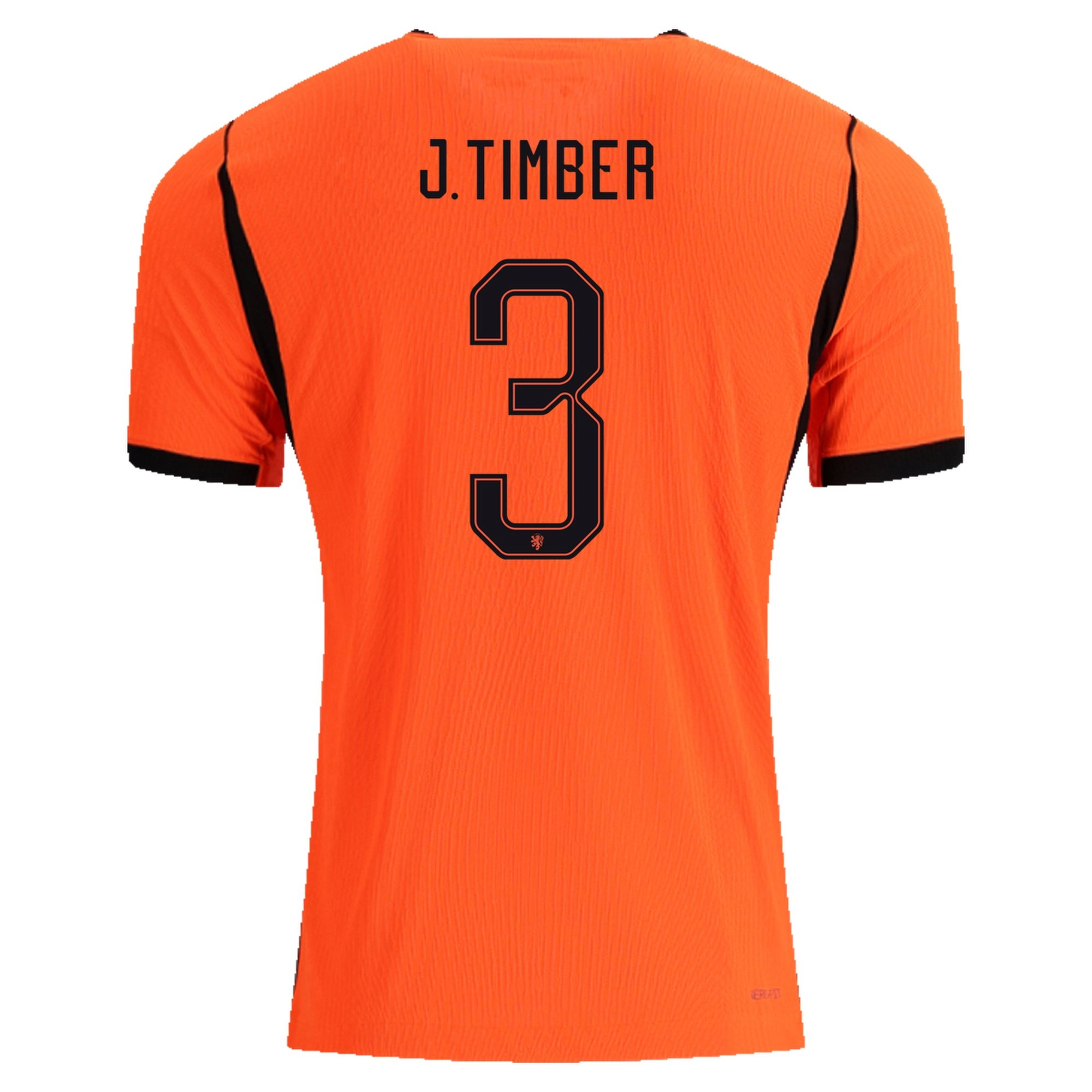 image (34) Jurrien Timber Netherlands 26/27 Authentic Home Jersey