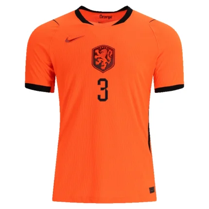 Jurrien Timber Netherlands 26/27 Authentic Home Jersey